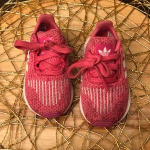 Pink toddler adidas